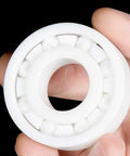 Pro Grade Zirconia Full Ceramic Ball Bearings With Next Level Heat Resistance And Beast Mode Operation For Grind Shop Machines And Hot Rod Builds 6314CE in hand.