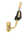 Propane MAPP Gas Turbo Torch With Self Ignition Trigger Adjustable Regulator Detachable Tips Pro Grade And Compatible With MAP Pro CGA600 Cylinders
