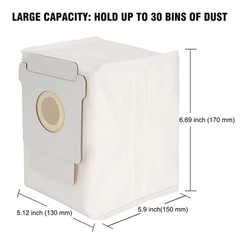 Dust disposal bag from the All In One Replacement Accessory Kit For Your Robo Vac That Covers I3 I4 I7 I7 Plus E5 E6 E7 And J7 Series.