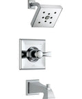 Dryden Monitor 14 Series Tub And Shower Trim With Drenching H2Okinetic Shower Head MultiChoice Universal Rough In Single Handle Pressure Balance