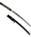 Wakizashi Iaito Training Sword With Unsharpened Stainless Steel Blade, 21 Inch Iaido Sword For Safe Practice, Nukitsuke Noto Drills, Bo Hi Fuller Groove Delivers Realistic Audible Swing, with sheath