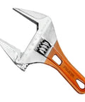 Pocket Size Adjustable Wrench With Grip, 7.28 Inch Short Handle, 53mm Jaw Opening, Lightweight 14.04oz, High Torque Gear