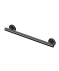 Latitude II 18 Inch Matte Black Grab Bar for Shower and Bath, heavy duty safety rail, rust resistant and fingerprint proof