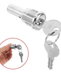 Gumball Machine Lock And Keys Set With Tubular Security Assembly for candy dispensers, close-up of lock and two keys design