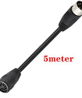 7 Pin DIN Audio Cable MIDI 7 Pin DIN Male To Female Controller Interface Cable For TV Monitor Projector And Audio Receiver 5 Meter
