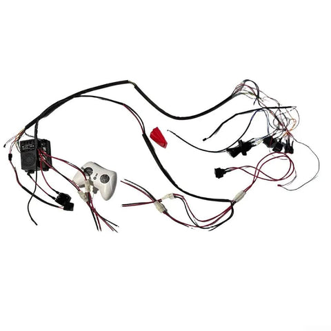 2.4G Remote Control Wiring Harness Kit For Kids Ride On Cars With 24V Upgrade Pack Switch Box Converts 12V To 24V Power Dual Drive Support