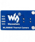 Back view of Plug And Play 32x24 Pixel Infrared Thermal Camera With 55 Degree Field Of View I2C Interface board showing connections