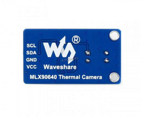 Back view of Plug And Play 32x24 Pixel Infrared Thermal Camera With 55 Degree Field Of View I2C Interface board showing connections