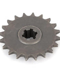 20 Tooth Transmission Sprocket For 2 Stroke ATV Quad Fits T8F Chain Aluminum Alloy Built Tough For Mini Bike Motorcycle With Smooth Power Transfer And Low Slippage, front view