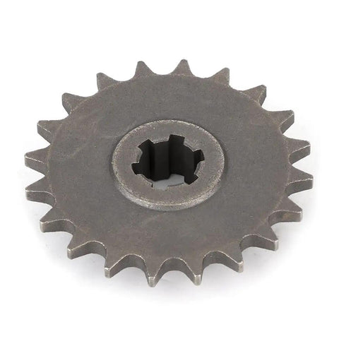20 Tooth Transmission Sprocket For 2 Stroke ATV Quad Fits T8F Chain Aluminum Alloy Built Tough For Mini Bike Motorcycle With Smooth Power Transfer And Low Slippage, front view