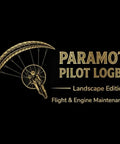 Cover of Pilot Logbook For Powered Paragliding Flight And Engine Maintenance Tracker Landscape Edition 160 Pages Durable Pro
