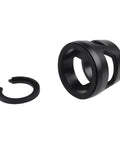 Next Level Adjustable Espresso Tamping Station For 51 To 58mm Portafilter solid black alloy tamper holder with adjustable rings