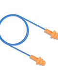 All Day Comfort Corded Earplugs With 25dB NRR, Reusable Soft TPR Ear Plugs, Bright Orange, for Shooting Range and Construction