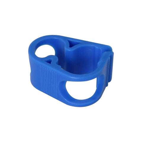 Blue plastic clamp for Four Pack Adjustable Hose Clamps For One Quarter To One Half Inch Tubes Water Flow Control Clips