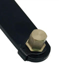 Close-up of Ultra Low Profile Hex Drive Handle Four Piece Set Includes Two Point Five Millimeter Three Millimeter Four Millimeter Five Millimeter Hex