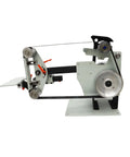 Heavy Duty Belt Grinding Machine Variable Speed Belt Sander Polisher With Rock Solid Base For Badass Knife Sharpening Rust Removal And Hella Versatile Shop Workstation 72X2 Belt 220V side view of belt sander with steel frame
