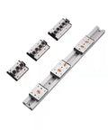 Rock Solid Dual Axis Linear Guide Rail Kit Featuring Sgr10 Two PC 44 Inch Sturdy Rails Paired With Four Ball Bearing Slider Blocks for CNC Projects That Run Dead Smooth.