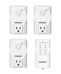 3 Pack Wireless Remote Control Outlet System For Indoor Use With 3 Grounded Outlets And One Remote, 100ft Range, 125V 15A ETL Listed
