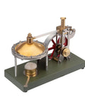 Build Your Own Badass Vertical Steam Engine Model Kit With A Transparent Cylinder Piston And Flywheel Power System using full metal parts.