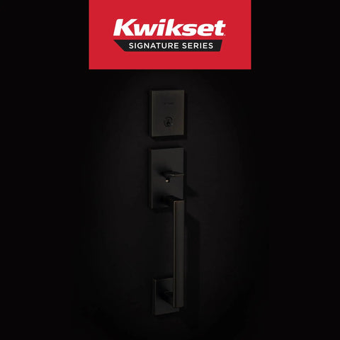San Clemente Front Door Lock Handle And Deadbolt Set Heavy Duty Exterior Handleset With Reversible Interior Lever Venetian Bronze