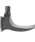 High Manganese Steel Double Sickle Garden Tool for Weeding, curved blade, steel material, focus on cutter head design.