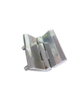 Stainless Steel Corner Door Hinge, Beefy Heavy Duty 60x60mm For Cabinets And Furniture, 1 Piece With Embedded Screw Fix, 304 Grade