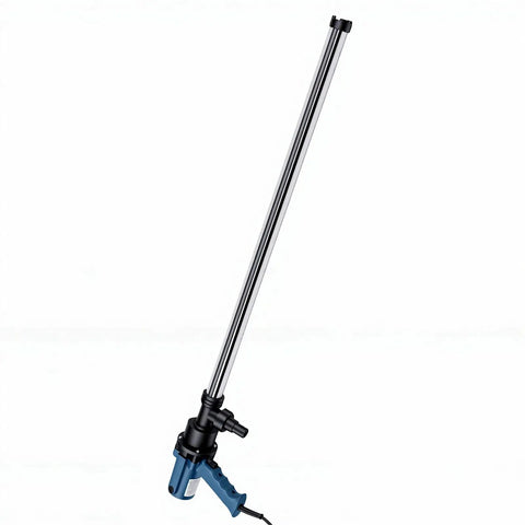 Aunmas Portable Electric Drum Pump With 90Cm Stainless Steel Tube For Transfer Of Water, Kerosene, Derv In 200L And 220L Standard Drums Lightweight Handheld Design With Us Plug For Easy Mobile Liquid Flow At Job Sites