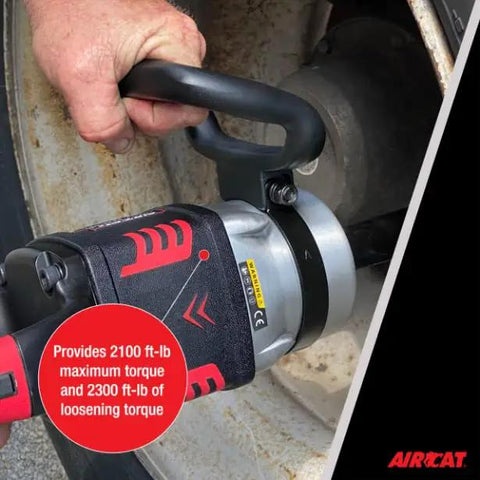 Straight Up Heavy Duty 1 Inch Straight Pneumatic Impact Wrench With Vibrotherm Drive And Rubber Grip 2300 Ft Lbs Torque Crushes Rusty Bolts Fast Extended Anvil Real Deal Air Tool