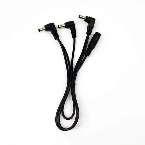 1 To 3 Way Daisy Chain Cable For Guitar Effects Pedals, 9V DC Power Splitter Cable With 3 Plug Outputs, oxygen-free copper core 26AWG