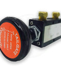 BAV015 4 Way 3 Position Manual Air Valve with five 1/4 inch NPT ports in side view for truck tailgate control