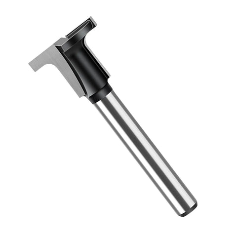 Solid 1/4 Inch Shank Wood Router Drill Bit For Curved Arcs Bending And Detail Work Perfect Carbon Steel Milling Cutter view from the side