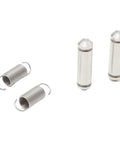 Heavy Duty Triple Position Recliner Mechanism Repair Kit With Rust Resistant Stainless Steel Pins Industrial Grade Torsion Springs and Lock Plate Set, springs and steel pins.
