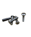 Heavy Duty 1/4-20 X 1-1/2 Inch Button Head Torx Security Machine Screws Stainless Steel Tamper Proof Bolts in a pack of ten.