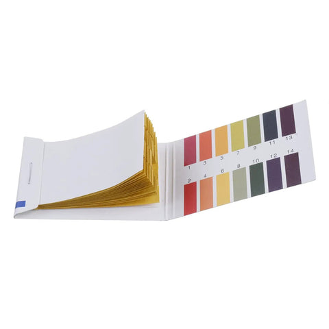 Five Pack 80 Strips Each Total 400 PH Test Paper 1 To 14 For Water Soil And Pet Food With Color Chart Quick Match In About Fifteen Seconds