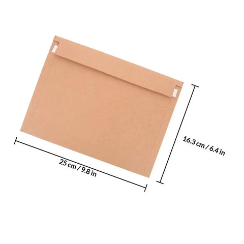 Rigid Self Seal Mailers 100 Pack Cardboard Envelopes Keep Documents Flat Quick Self Seal Bags 25x16.3 cm