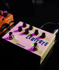Front view of Delay And Reverb 2 In 1 Guitar Pedal With Tap Tempo Trail Decay And Buffer Bypass For Pristine Live Tone Digital Plate Reverb
