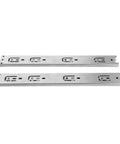 Stainless Steel Drawer Slides 2 Pack Beefed Up Heavy Duty Silent Glide Side Mount Rails For Kitchen Cabinets And Dressers Replacement