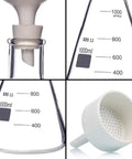Beast Lab Vacuum Filtration Kit With Pump Buchner Funnel Filtering Flask Filter Papers Rubber Tubing And Stopper 250 Ml apparatus