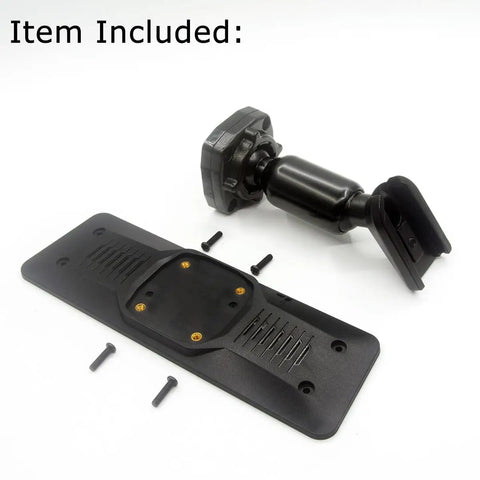Metal Rear View Mirror Back Plate Panel And Dash Cam Mount Arm For Car DVR Replacement Strap Free Bracket with screws