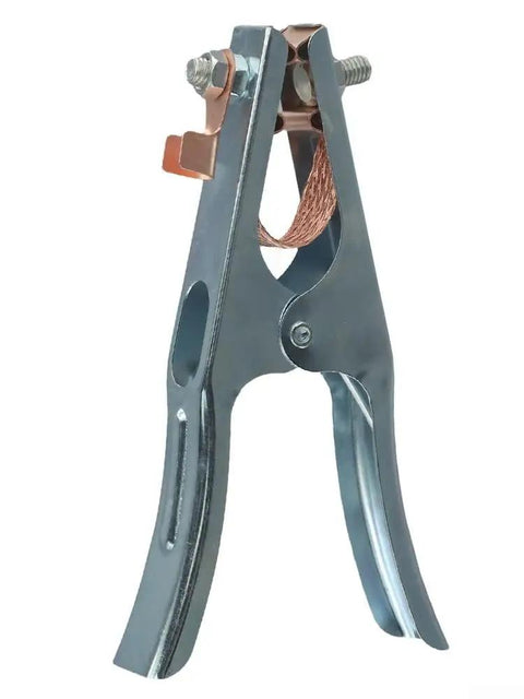 Heavy Duty Welding Ground Clamp For Mig Tig And Mma Welders with snug copper jaw grip and ergonomic handle design