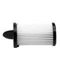 Top Shelf True HEPA Vacuum Filter Replacement For Eye Vac Premotor Pro Lines, washable 6x3 inches with black trim.