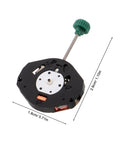 6pcs SL68 Quartz Watch Movement Replacement Kit For DIY Repair And Precise Timekeeping Portable Mechanism shown with measurements