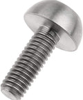 Premium 6 Pack Titanium Bolt Set Round Head Socket Cap Screws M6x17mm Size Rust Proof aircraft-grade titanium screw side view.