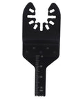 Multi-tooth blade from 33 Piece Universal Oscillating Multitool Blade Set Heavy-Duty with metric scale for precise cutting