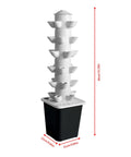 Indoor Vertical Garden Tower For Hydroponics Space Saving 30 Plant Grow System with Pump and Movable Water Tank Easy Setup