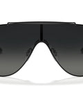 Wings Shield Sunglasses Unisex Non Polarized 33 mm Frame In Black And Grey Gradient Lenses Durable Lightweight Plastic Design