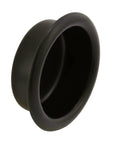 Solid Brass Closet Door Finger Pull Flush Mount Three Quarter Inch Bypass Wardrobe Doors Matte Black Finish Pack Of Four