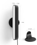 Side view of White And Color Ambiance Smart Light Bar Extension For Play, with mounting hardware, hub required, no power supply included.