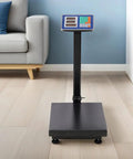 Heavy Duty Shipping Scale With 660 Pound Capacity Foldable Digital Platform absolute breeze for luggage and postal packages in home office.
