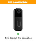 Blink Doorbell 2nd Gen compatible model for Two Way Installation Backplate Mount For Blink Video Doorbell 2nd Gen No Drill Adhesive Doorbell Mount